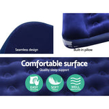 Inflatable Mattresses: Bestway Single Size Inflatable Air Mattress - Navy