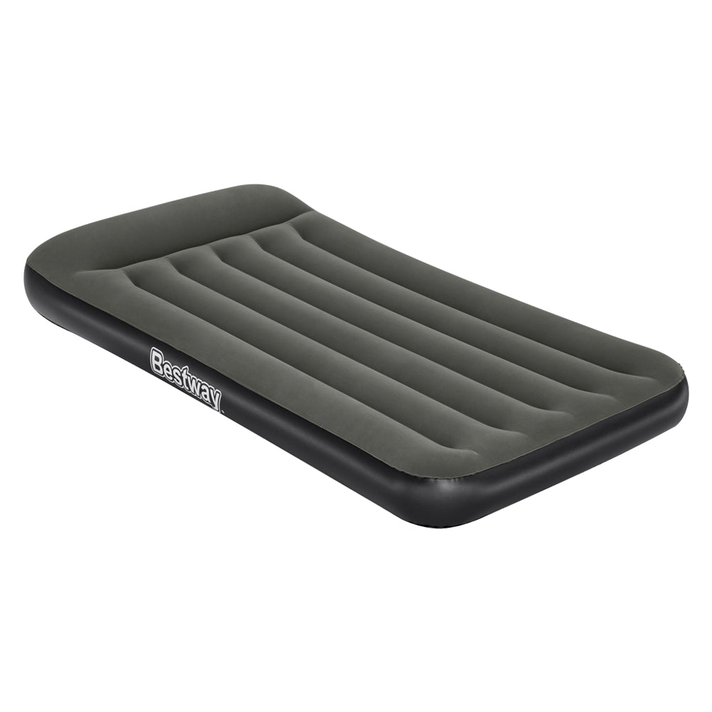 Inflatable Mattresses: Bestway Air Mattress Single Inflatable Bed 30cm Airbed Grey