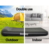 Inflatable Mattresses: Bestway Air Mattress Single Inflatable Bed 30cm Airbed Grey