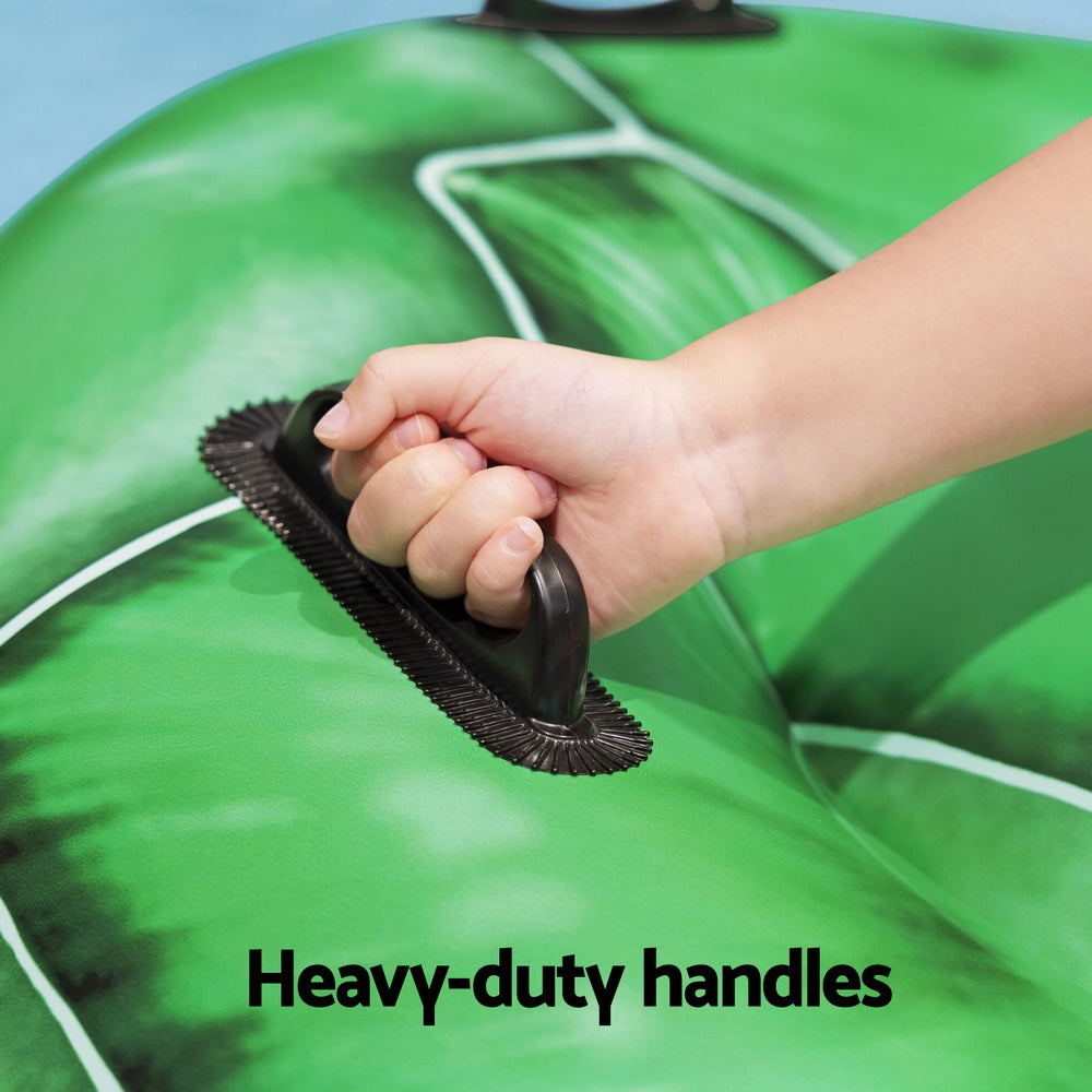Pool Toys & Inflatables: Bestway Float Turtle Rider Inflatable Ride On Floating Pool Lounger 153x140CM