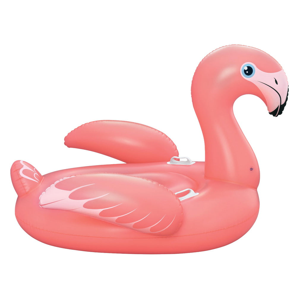 Pool Toys & Inflatables: Bestway Flamingo Float Rider Inflatable Ride On Floating Pool Lounger 148x127CM