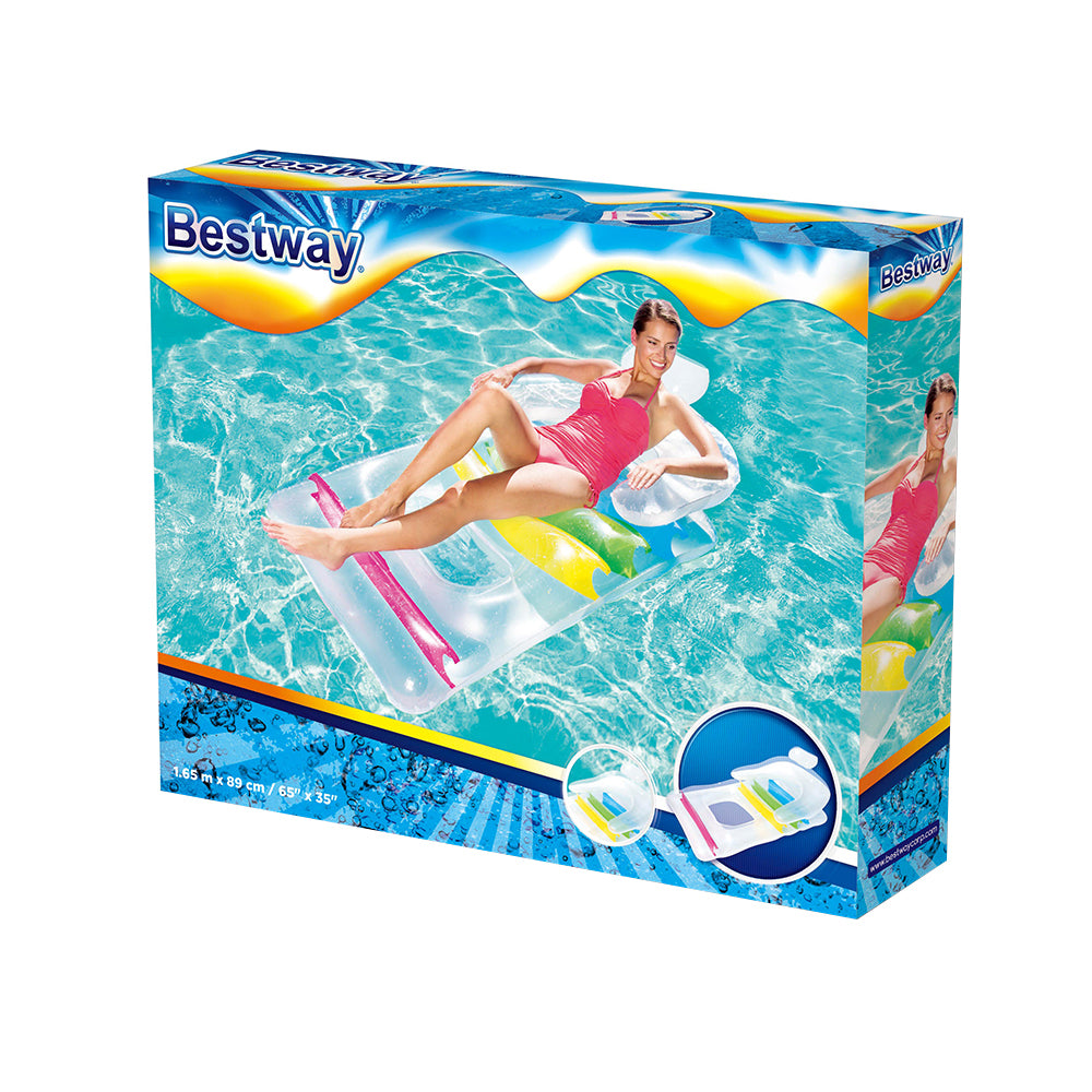 Arm Chairs & Recliners: Bestway Pool Float Inflatable Lounge Seat Pillow Bed
