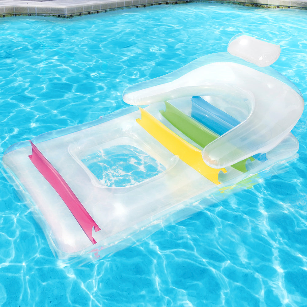 Arm Chairs & Recliners: Bestway Pool Float Inflatable Lounge Seat Pillow Bed