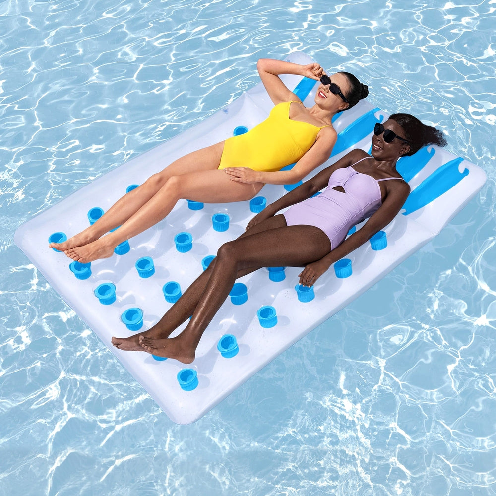 Pool Toys & Inflatables: Bestway Float Floating Seat Pool Lounger Inflatable Lounge Chair Seat Pillow Bed