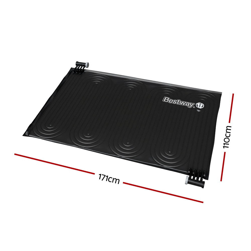Pool Covers & Accessories: Bestway Solar Pool Heater Pad 110x171cm Boost Swimming Pool 3-5°C Warmer