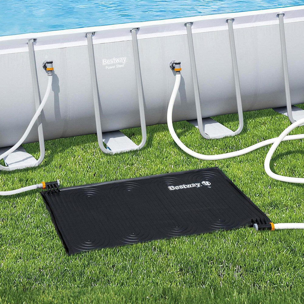 Pool Covers & Accessories: Bestway Solar Pool Heater Pad 110x171cm Boost Swimming Pool 3-5°C Warmer