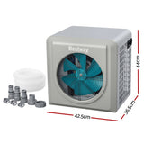 Fountain & Ponds Accessories: Bestway 4.4kW Pool Heater Water Temperature Heating Fit Pools up to 30,000L