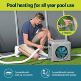 Fountain & Ponds Accessories: Bestway 4.4kW Pool Heater Water Temperature Heating Fit Pools up to 30,000L