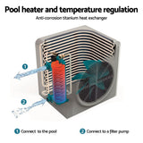 Fountain & Ponds Accessories: Bestway 4.4kW Pool Heater Water Temperature Heating Fit Pools up to 30,000L