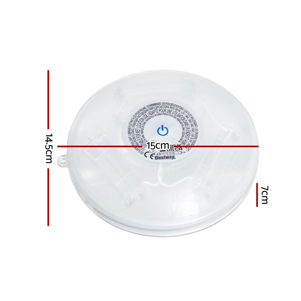 Swimming Pools: Bestway Pool Float Lamp LED Lights 7 Modes Multi Color Lamps For Pools
