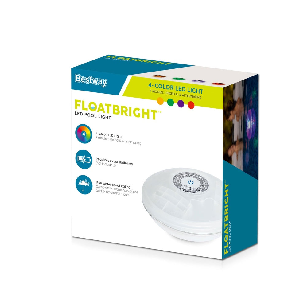 Swimming Pools: Bestway Pool Float Lamp LED Lights 7 Modes Multi Color Lamps For Pools
