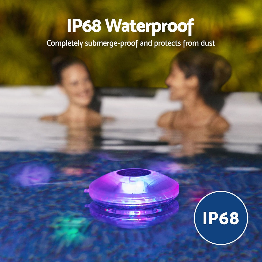 Swimming Pools: Bestway Pool Float Lamp LED Lights 7 Modes Multi Color Lamps For Pools