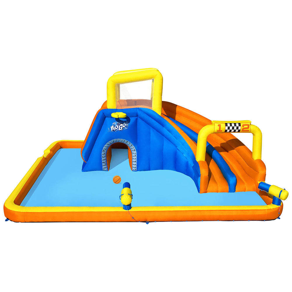 Swimming Pools: Bestway Water Slide 551x502x265cm Kids Play Park Inflatable Swimming Pool