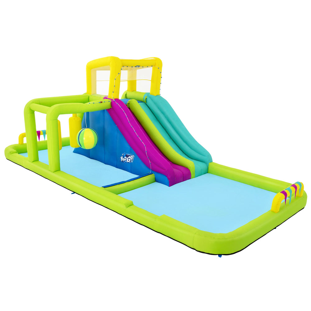Swimming Pools: Bestway Water Slide 710x310x265cm Kids Play Park Inflatable Swimming Pool