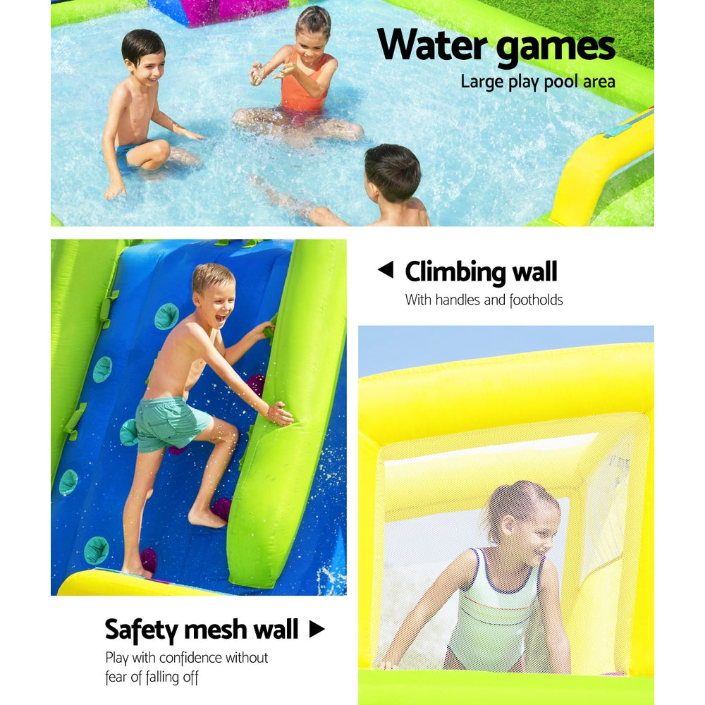 Swimming Pools: Bestway Water Slide 710x310x265cm Kids Play Park Inflatable Swimming Pool