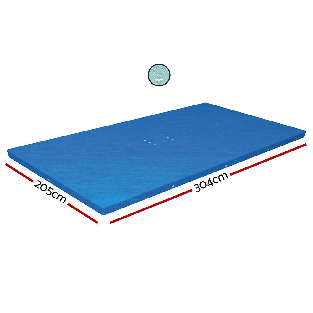 Pool Covers & Accessories: Bestway Pool Cover 58106 Fits 3x2.01m Above Ground Swimming Pool PE Blanket