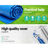 Pool Covers & Accessories: Bestway 58017 Pool Cover Fits 4x2.11m Above Ground Swimming Pool PE Blanket