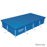 Pool Covers & Accessories: Bestway 58017 Pool Cover Fits 4x2.11m Above Ground Swimming Pool PE Blanket