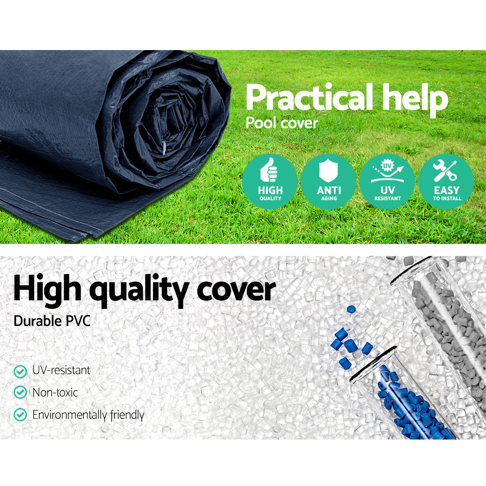 Pool Covers & Accessories: Bestway Pool Cover Fits 4.12x2.01m Above Ground Swimming Pool PVC Blanket