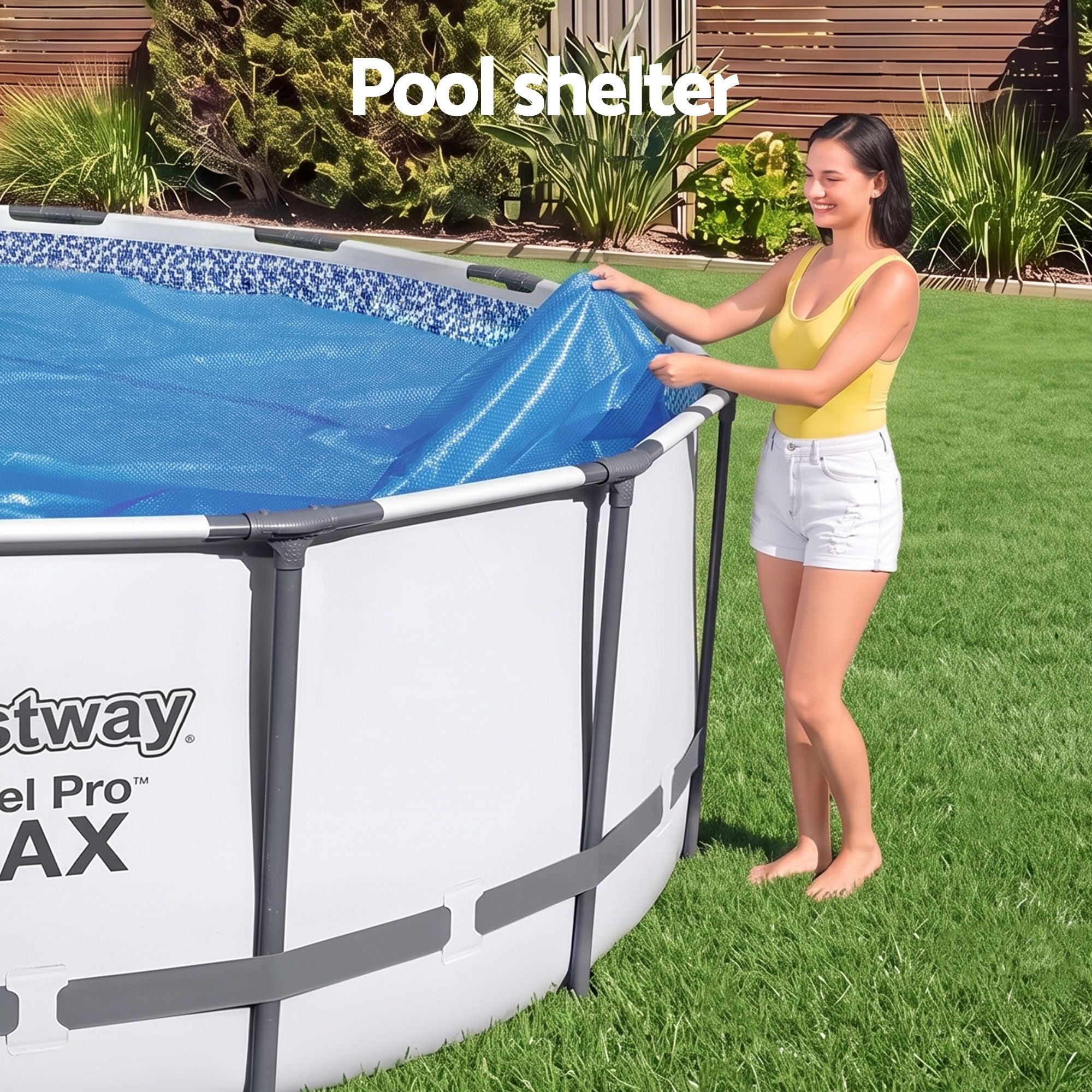 Bestway Pool Cover Solar Fits 3.66m Round Above Ground Swimming Pool Blanket