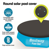 Pool Covers & Accessories: Bestway Pool Cover Fits 2.44m Above Ground Swimming Pool PVC Blanket