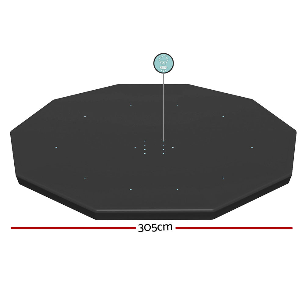 Pool Covers & Accessories: Bestway Pool Cover Fits 3.05m Round Above Ground Swimming Pool PVC Blanket