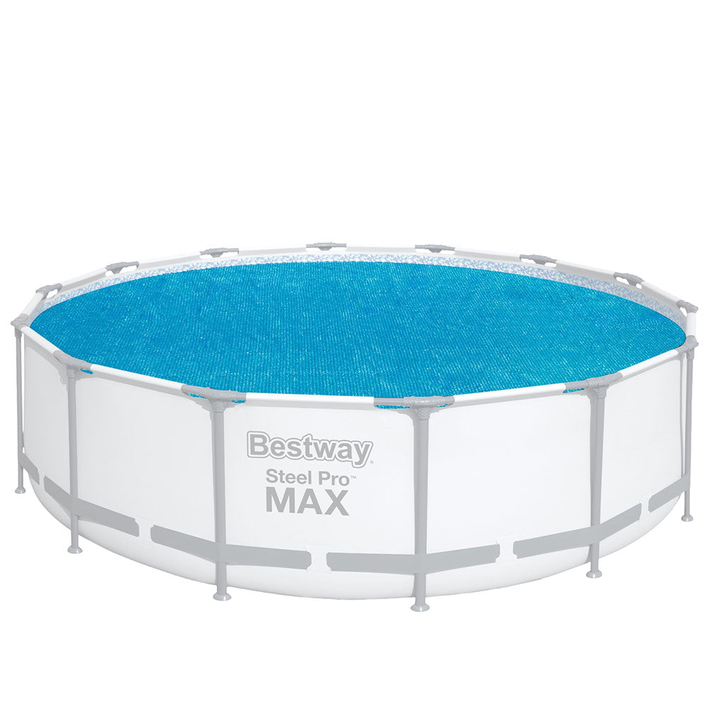 Pool Covers & Accessories: Bestway Pool Cover Solar Fits 4.17m Round Above Ground Swimming Pool Blanket