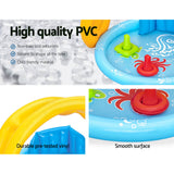 Swimming Pools: Bestway Kids Pool 115x89x76cm Inflatable Play Swimming Pools w/ Canopy 31L
