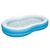 Swimming Pools: Bestway Kids Pool 262x157x46cm Inflatable Above Ground Swimming Pools 544L