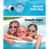 Swimming Pools: Bestway Kids Pool 262x157x46cm Inflatable Above Ground Swimming Pools 544L