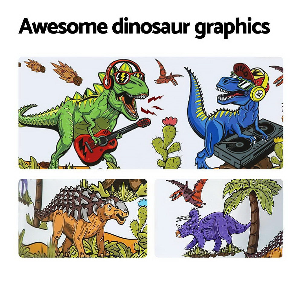 Swimming Pools: Bestway Kids Pool 183x38cm Round Above Ground Rigid Swimming Pools Dinosaur 946L