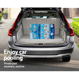 Swimming Pools: Bestway Kids Pool 152x38cm Round Steel Frame Swimming Pools Above Ground 580L