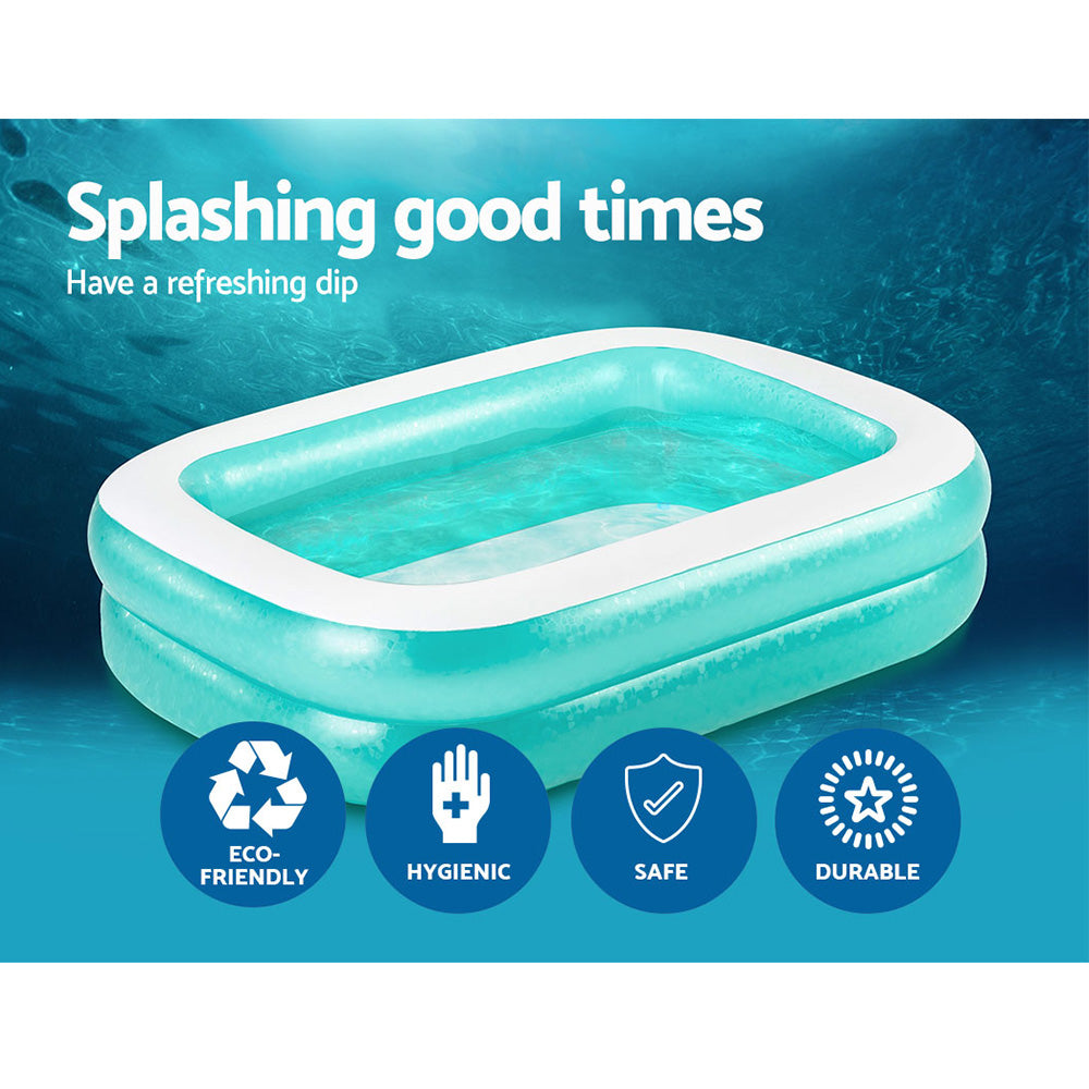 Swimming Pools: Bestway Kids Pool 200x146x48cm Inflatable Above Ground Swimming Pools 450L