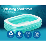 Swimming Pools: Bestway Kids Pool 200x146x48cm Inflatable Above Ground Swimming Pools 450L