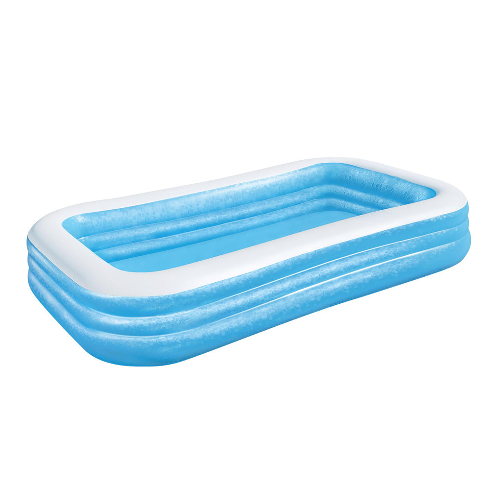 Swimming Pools: Bestway Kids Pool 305x183x56cm Inflatable Above Ground Swimming Pools 1161L