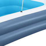 Bestway Kids Inflatable Pool Above Ground Splash Pool with Sunshade 254x178cm