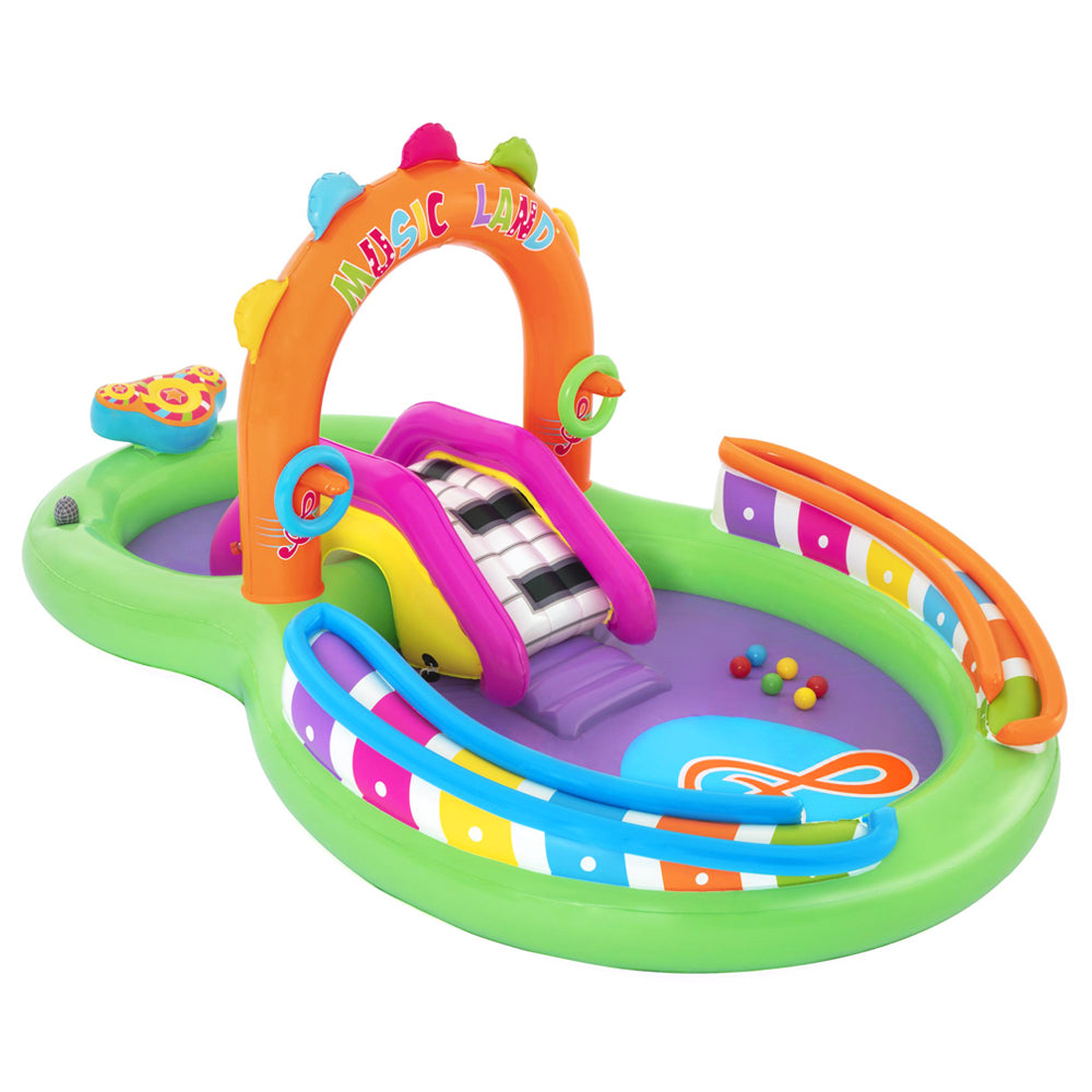 Swimming Pools: Bestway Kids Pool 295x190x137cm Inflatable Above Ground Swimming Play Pools 349L