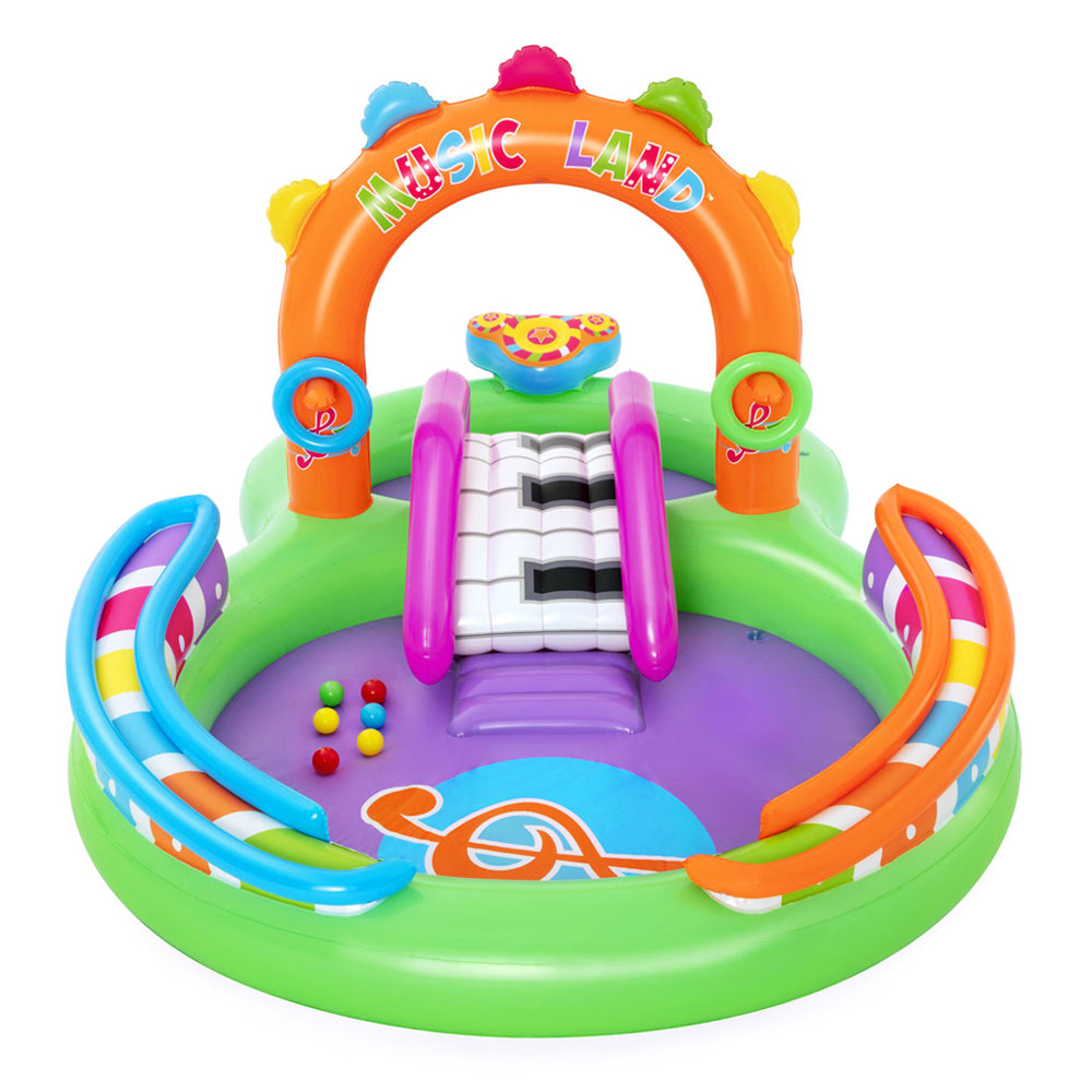 Swimming Pools: Bestway Kids Pool 295x190x137cm Inflatable Above Ground Swimming Play Pools 349L