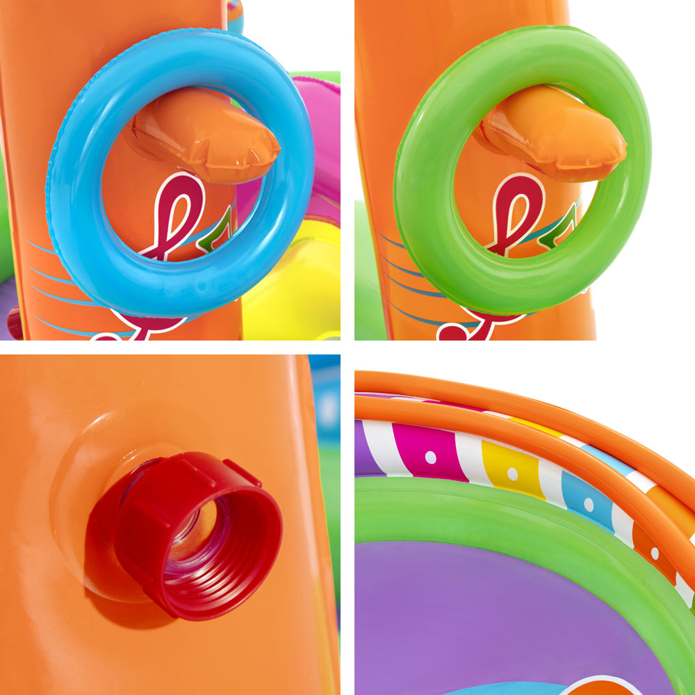 Swimming Pools: Bestway Kids Pool 295x190x137cm Inflatable Above Ground Swimming Play Pools 349L