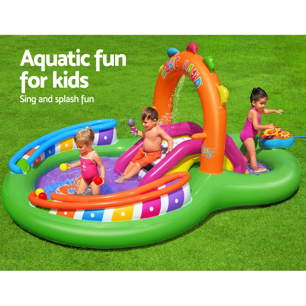 Swimming Pools: Bestway Kids Pool 295x190x137cm Inflatable Above Ground Swimming Play Pools 349L