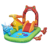 Pool Toys & Inflatables: Bestway Kids Inflatable Play Splash Pool with Slide Ball Tossing Toys 242x140cm