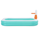 Pool Toys & Inflatables: Bestway Kids Inflatable Pool Above Ground Play Pools Basketball Hoop 251x168cm