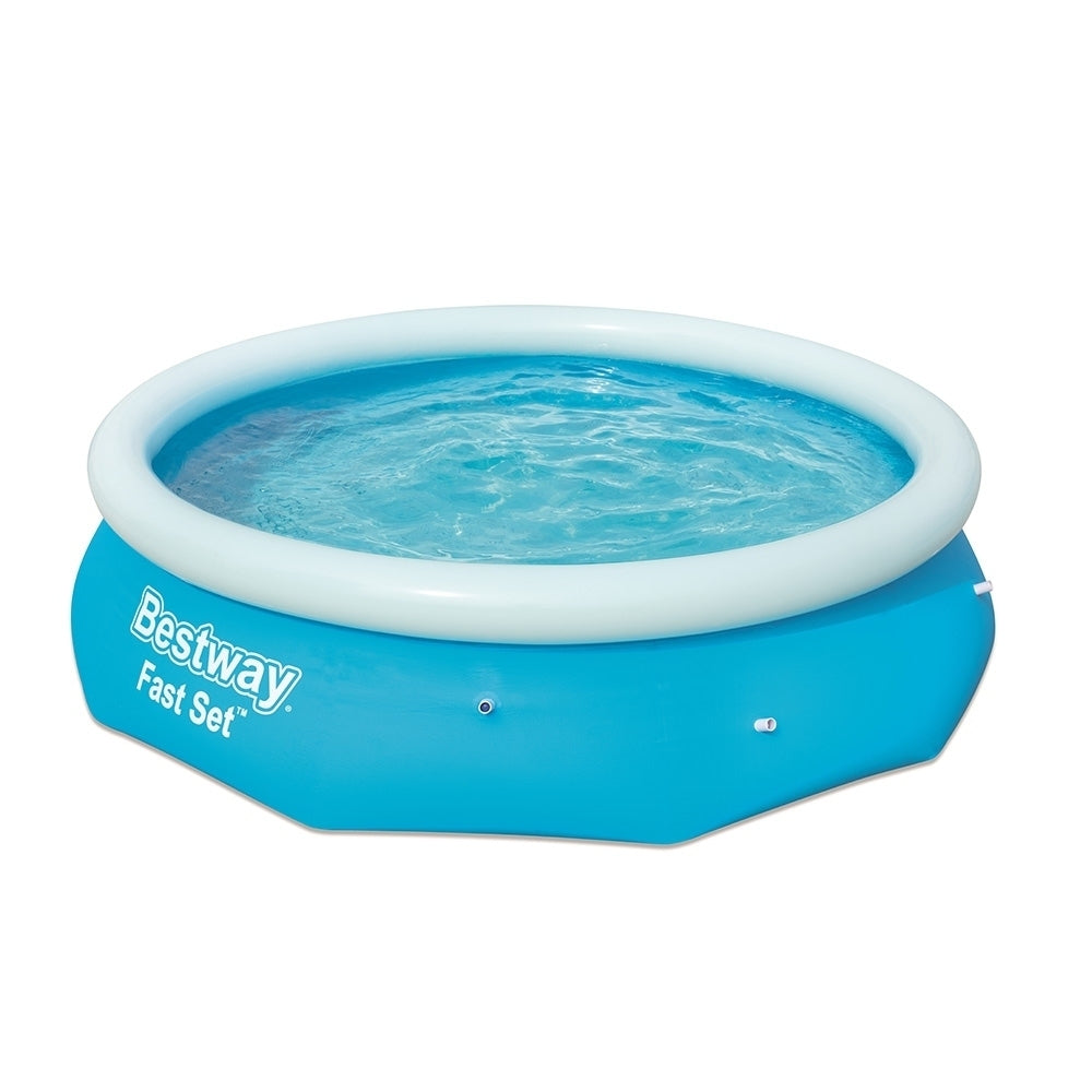 Swimming Pools: Bestway Swimming Pool 305x76cm Above Ground Round Inflatable Pools 3800L