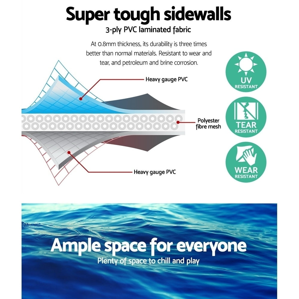 Swimming Pools: Bestway Swimming Pool 305x76cm Above Ground Round Inflatable Pools 3800L