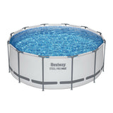 Swimming Pools: Bestway 366cm Swimming Pool Above Ground Pools Round Filter Pump Cover Ladder