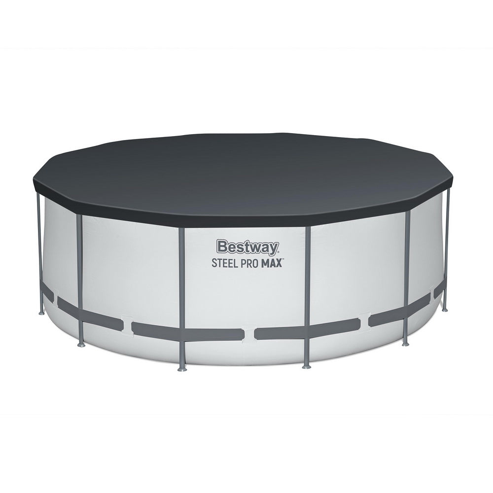 Swimming Pools: Bestway 366cm Swimming Pool Above Ground Pools Round Filter Pump Cover Ladder