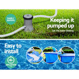 Swimming Pools: Bestway Swimming Pool 400x211x81cm Steel Frame Above Ground Pools w/ Filter Pump 5700L