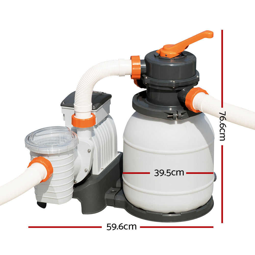 Swimming Pools: Bestway Pool Pump Sand Filter 1500GPH 5678L/H Pools Flowclear Filters