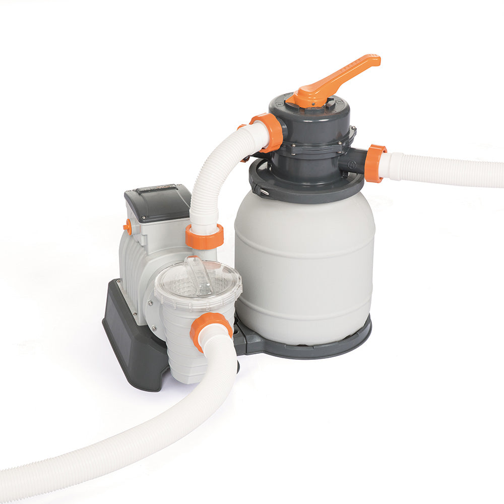 Swimming Pools: Bestway Pool Pump Sand Filter 2200GPH 8327L/H Pools Flowclear Filters