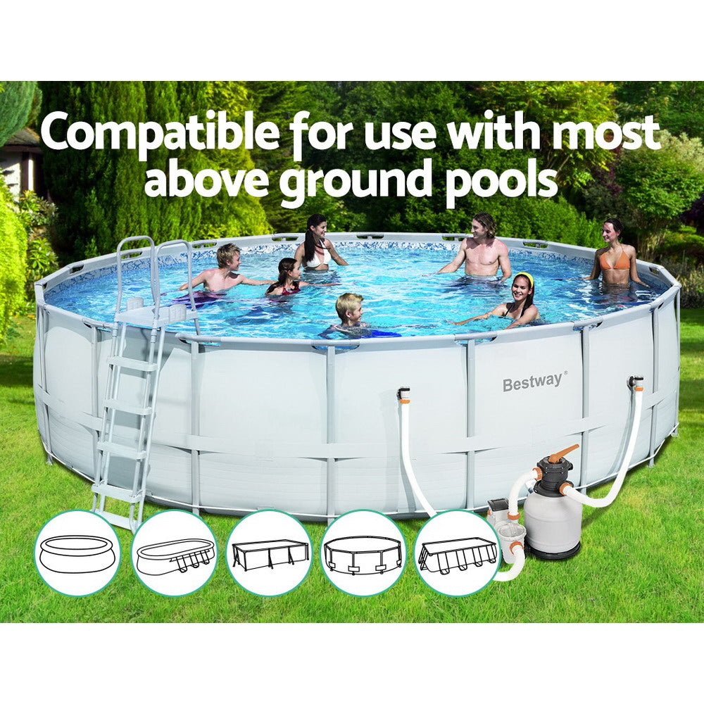 Swimming Pools: Bestway Pool Pump Sand Filter 2200GPH 8327L/H Pools Flowclear Filters